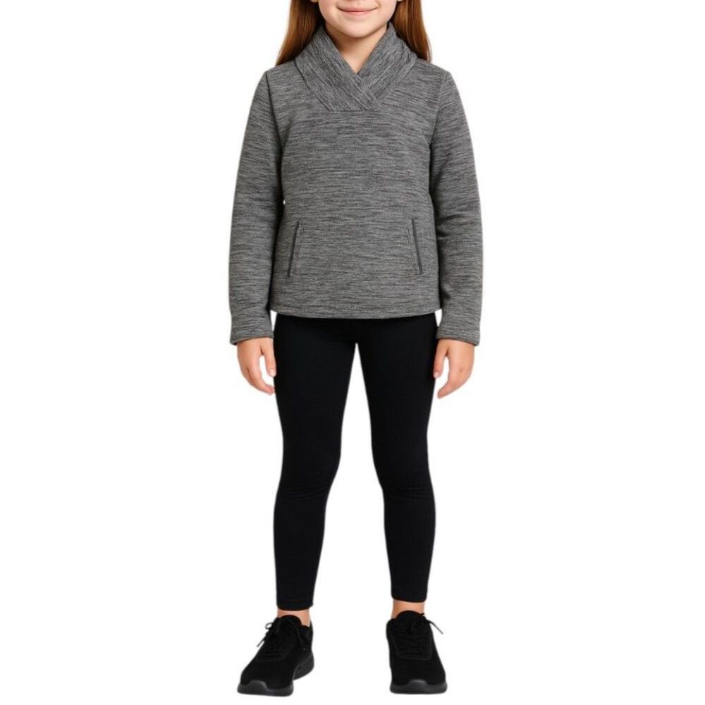 🔥 5 for $30 🔥 Athletic Works Girls’ Space-Dye Pullover | Size Medium (7-8)